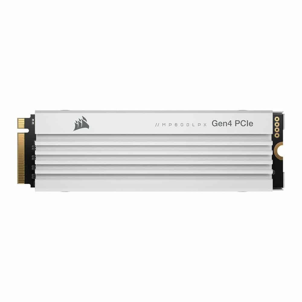 (image for) Corsair MP600 PRO LPX White 4TB M.2 PCIe Gen 4 NVMe SSD/Solid State Drive